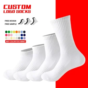 OEM Custom Men’s Jacquard Knitted Socks High Crew Self Designed for Spring Season Universal Size No Minimum Order Quantity