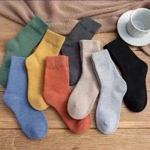 OEM Customize Men Crew Casual Standard Thickness Cushion Socks Bulk Custom Work Socks Winter Thermal