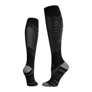 OEM Customized Compression Socks High Quality Indoor Running Long Cycling Socks Logo Comfort Compression Socks