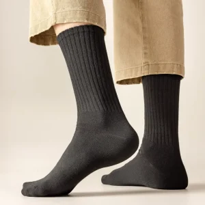 OEM Design Your Own Fancy Novelty Sock Pattern Logo Customize Cotton Socks Unisex Stripe Drop Shipping Crew Socks