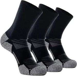 OEM Full Cushioned Compression Thermal Sport Socks Moisture Wicking Micro Crew Men’s Hiking Socks