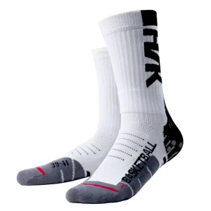 OEM Knitted Spring Cycling Basketball Crew Sports Socks with Custom Logo Jacquard Technology for Men and Women