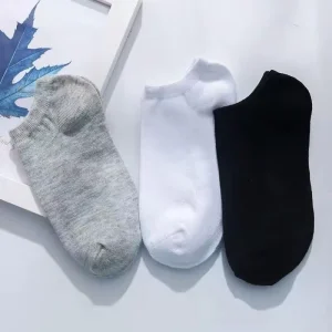 OEM Manufacturer Custom Cotton Solid Color No Show Socks Invisible Socks for Men
