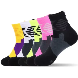 OEM Manufacturer Custom Logo Athletic Cotton Ankle Men Sport Basketball Socks