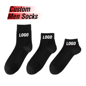 OEM Men’s Mid Calf Summer Socks Thin Solid Color Antibacterial Odor Resistant Breathable Mesh Sublimation Men Sports Socks
