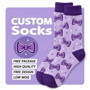 OEM ODM 200 Needle Fine Knit Private Label Export Ready Custom Baby Socks for Custom Family Gifts