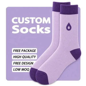 OEM ODM 200 Needle Fine Knit Private Label Export Ready Custom Novelty Socks for Trendy Daily Wear