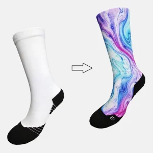 OEM ODM Colorful Pattern Retail Ready Private Label Socks