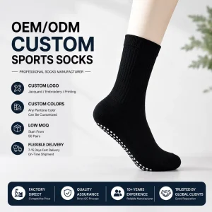 OEM ODM Custom Children’s Crew Sports Socks Low MOQ Jacquard Process Cotton Athletic Socks Breathable Anti Bacterial Casual