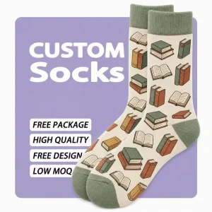 OEM ODM High Elastic Comfortable Fit Private Label Export Ready Custom Funny Socks for Trendy Daily Wear