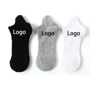 OEM Service Custom Men’s Cotton Low Cut Sporty Socks Athletic Ankle Socks