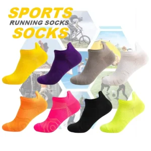 OEM Youth Spring Socks Solid Breathable Ankle Athletic Quick Dry Elasticity Nylon Tab Men’s Low Cut Running Summer
