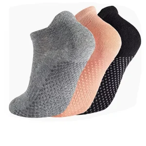 Oem Calcetas Deportivas High Quality Cotton Thickened Terry Solid Grips Indoor Silicone Non Slip Pilates Socks