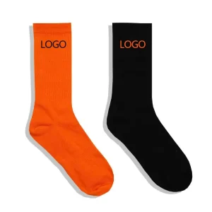 Oem Custom Design Your Own logo Men Crew Sports Socks Custom Bamboo Cotton Black Sock for Man