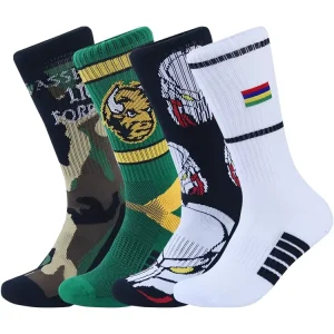 Oem High Quality Gym Custom Logo Tube Sock Thick Compression Cycling Basketball Elites Men Crew Sports Socks