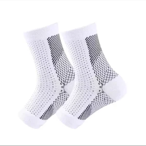 Open Toe Compression Sleeves Elastic Sports Socks with Ankle Support Outdoor Fitness Compression Socks
