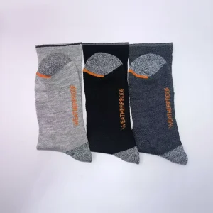 Outdoor Autumn Winter Men’s Thick Warm Skiing and Hiking Solid Color Cotton Wool Socks