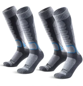Outdoor Professional Ski Socks Accept Custom Winter Knee High Thick Warm Men Sports Wool Socks