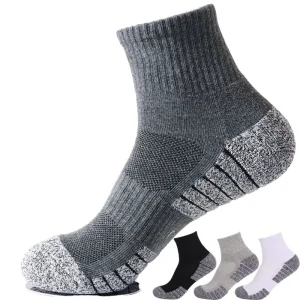 Outdoor Sports Breathable Spandex Cotton Short Socks Men Women Thick Casual Crew Winter Mountaineering Hiking Running Shock