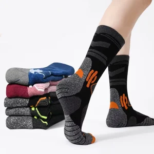 Outdoor Thermal Travel Work Merino Wool Hiking Socks for Men
