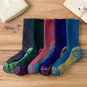 Outdoor Thick Terry Thermal Sport Socks Men Warm Wool Hiking Trekking Crew Socks