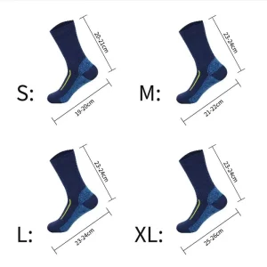 Outdoor Waterproof Long Socks Breathable Thermal Hiking Socks Winter Ski Cycling Protective Socks