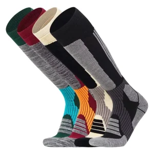 Outdoor Winter Sports Merino Wool Socks Cross Border Crew High Hiking And Ski Warm Socks Thickened Full Terry Material