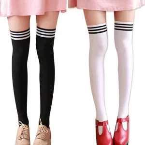 Over Knee Thigh Socks Knee High Warm Stocking Women Leg Warmer High Cosplay
