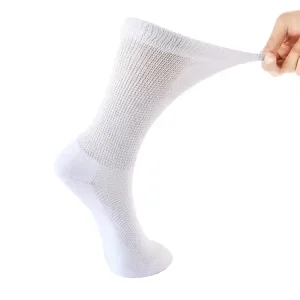 Padded Private Label Unisex Bamboo Seamless Toe Custom Diabetic Breathable Socks