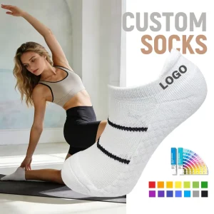 Patone Color Youth Digital Knitted Breathable Comfortable Custom Color Yoga Pilates Knee High Sweat Absorbent Jacquard Socks