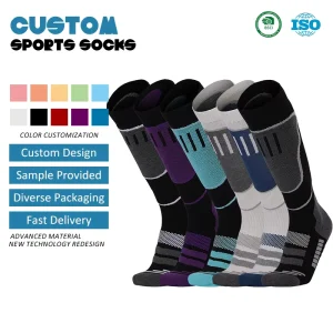 Performance Adult Thickened Anti Friction Medias Esqui Chaussettes Winter Outdoor Sports Expert Cold Thermal Insulated Ski Socks