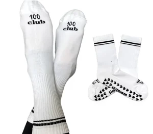 Performance Grip Socks Classic Striped Crew Grip Socks Warm Fuzzy Grip Socks