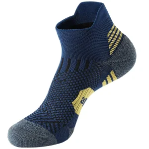 Performance Running Ankle Cushion Socks Athletic Men Sport Short No Show Socks
