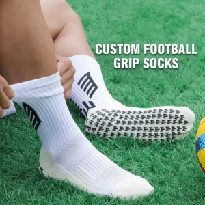 Personalized Non slip Soccer Socks Thicken Cushion Custom Grip Football Socks Men’s Sports Socks
