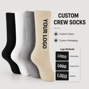 Popular Custom Logo Cushion Absorbent Athletics Gym Socks Thick Terry Cotton Sports Socks