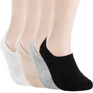 Premium Cotton No Show Socks Women Invisible Low Cut Socks Anti-slip Heel Grip Breathable Comfortable Hidden Liner Socks