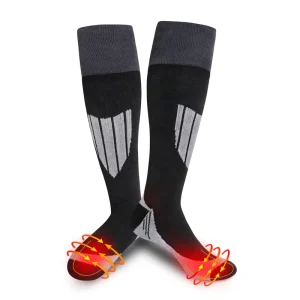 Premium Heated Electric Thermal Socks for Men Women Youth Knitted with Battery Winter Heated Socks