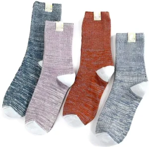 Premium Quality Men’s Casual Socks Hemp and Organic Cotton Sweat Absorbent and Anti Bacterial for Autumn Season
