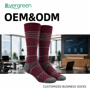 Premium Quality Men’s Cotton Dress Socks Knitted Business Socks Odor Resistant Breathable Formal Crew Socks Bulk Supplier