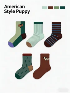 Premium Seamless Kids Cotton Socks High Stretch Breathable Sweat Wicking Children Sports Color Block Design Comfortable Socks