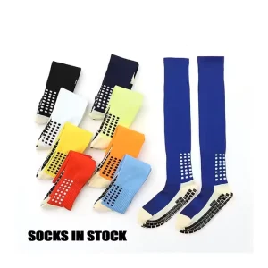 Premium Sports Football Socks Athletic Football Soccer in Stock Silicone Grip Knee High Men Socks