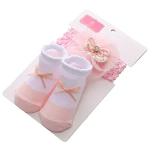Princess Style Baby Girl Headband Gift Set Breathable Casual Spring Gift 100% Cotton Newborn Infant Bow Accessories OEM Custom