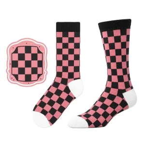 Private Label 200 Needle Fine Knit Custom Socks With Logo for Brand Factory Sourcing