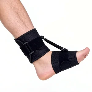 Private Label Men Women Daily Lift Neoprene Ankle Drop Foot Correction Belt Adjustable Compression Drop Foot Ankle Brace