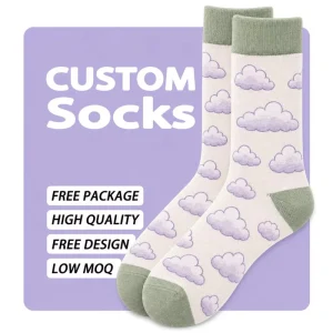 Private Label Starter Order Low MOQ Custom Socks for Small Batch Trial Orders