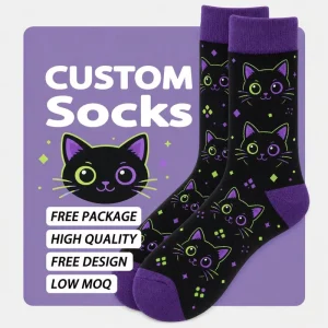 Private Label Starter Order Low MOQ Custom Socks for Small Retail Launches