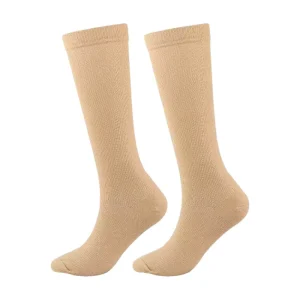 Professional 15 21 MmHg Knee High Compression Socks for Varicose Unisex Spandex Nylon S 3XL