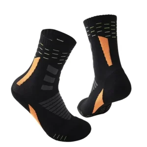Professional Athletic Crew Socks Unisex Arch Support Cushioned Wear Resistant Breathable Socks for Basketball Running Gym