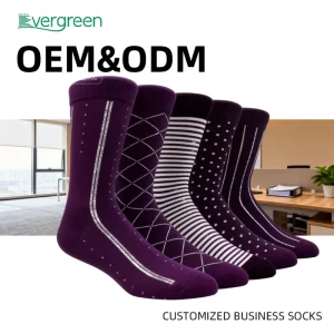 Professional Business Socks Socks Cool Breathable Quick Dry Dress Socks Business Socks for Office Costmised Service