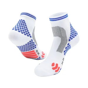 Professional Casual Anti Bacterial Spandex Nylon Crew Socks Men Women Autumn Height Pressure Running Badminton Knitted
